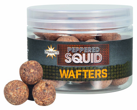 Dynamite Baits Peppered Squid Wafters 15mm (50g)