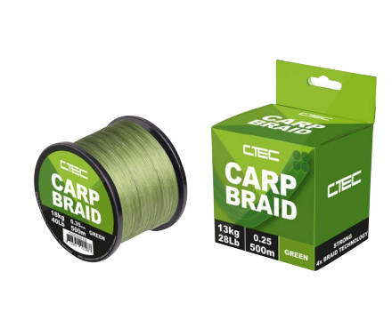 Tresse Spro C-Tec Carp Braid Green/Verte 500m