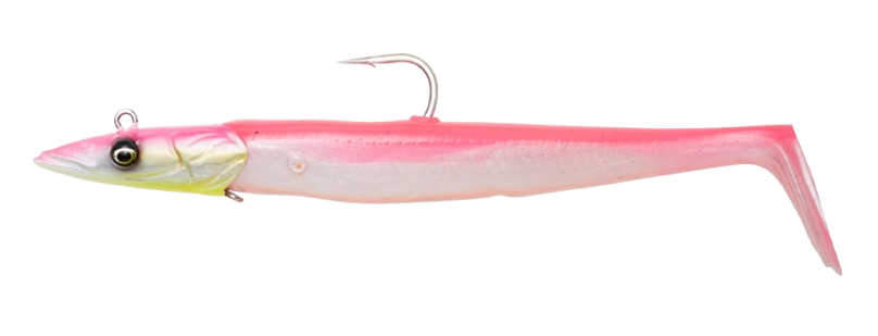 Leurre Souple Savage Gear Sandeel V2 2P1 21.5cm (140g) - Pink Pearl Silver