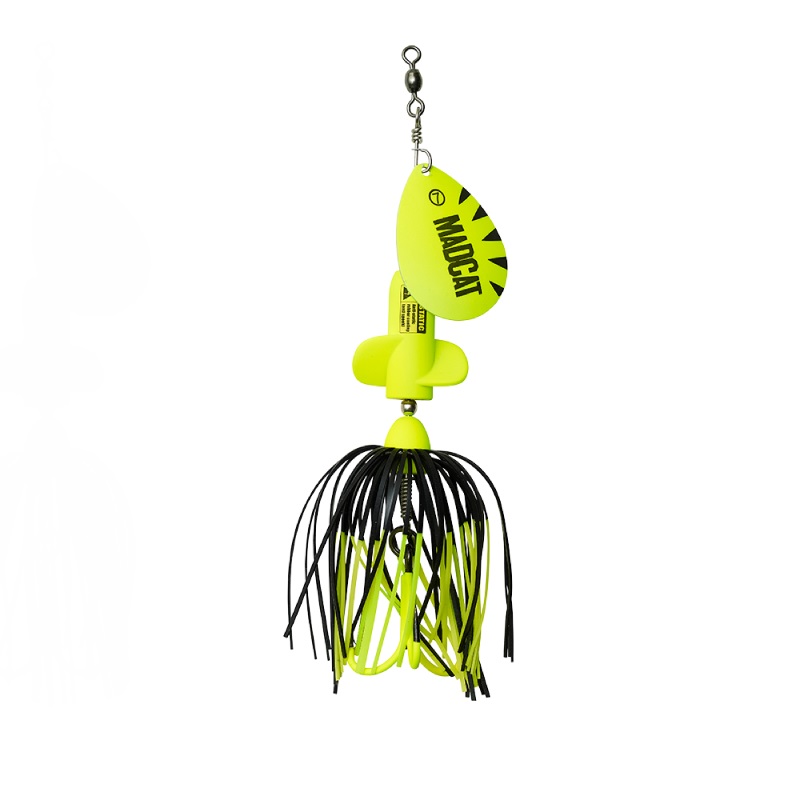 Madcat A-Static S Silure Spinner (65g) - Fluo Yellow UV