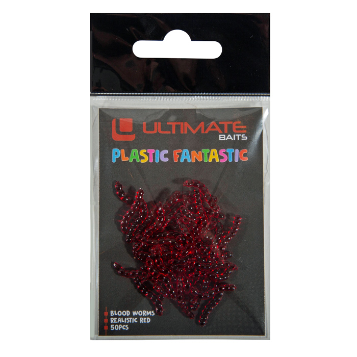 Ultimate Baits Bloodworms Transparant Red (50pcs)