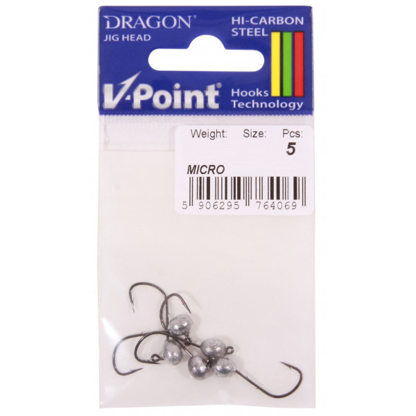 Dragon V-Point Micro Loodkop, 5 pcs!