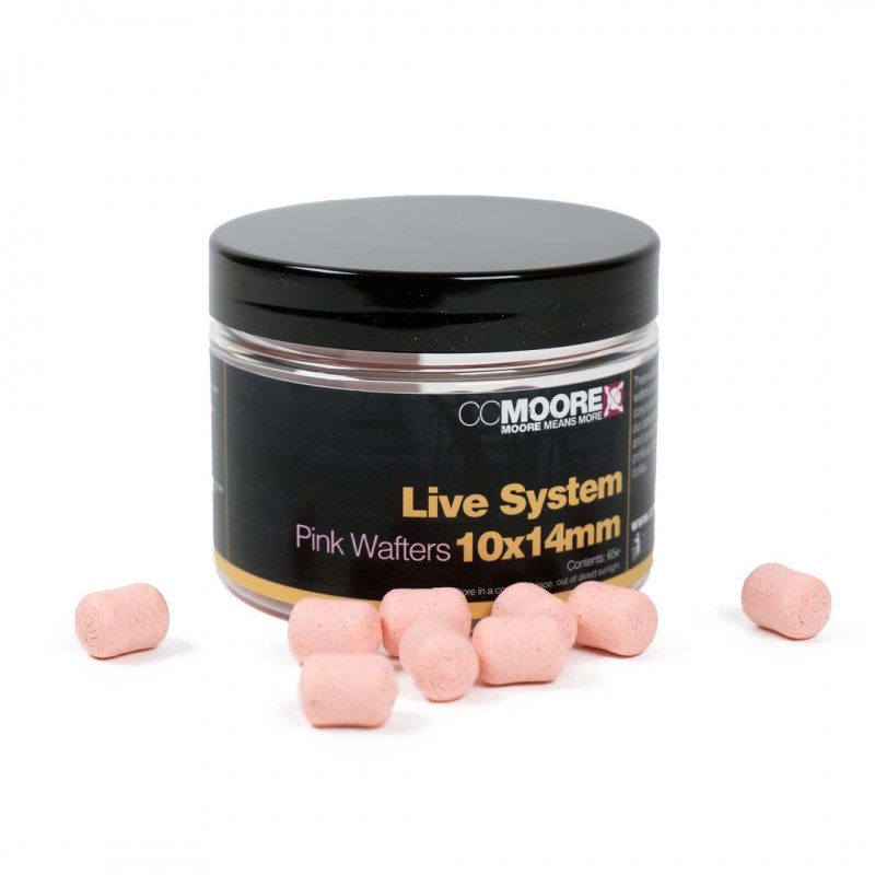 CC Moore Live System Dumbell Wafters 10x14mm (65g) - Pink/Roses