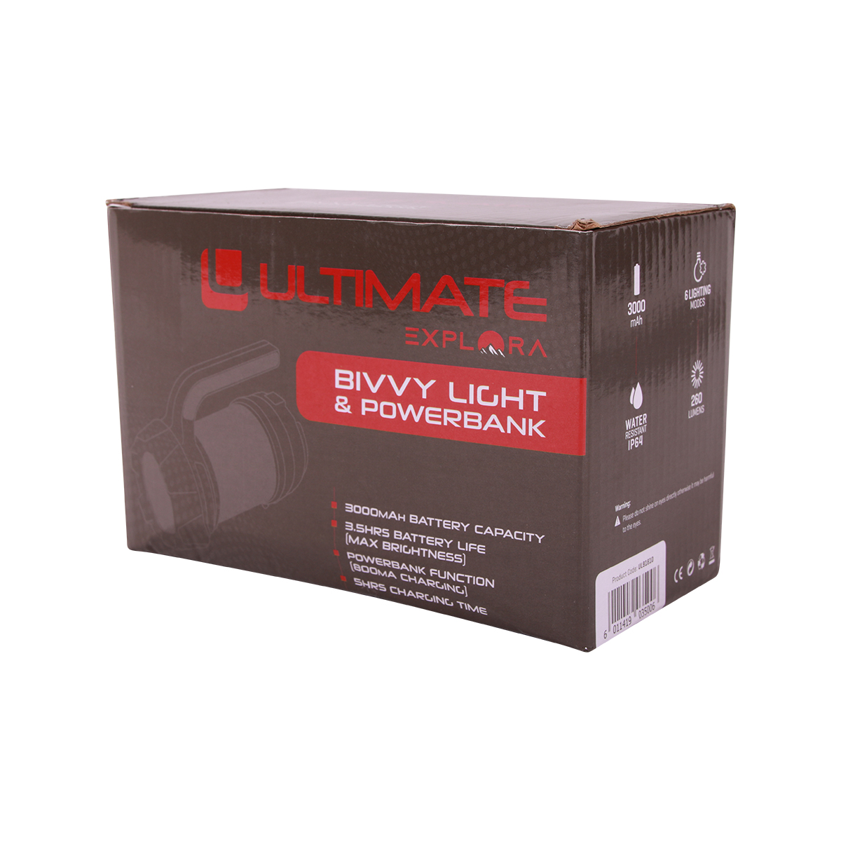 Lampe et Batterie Portative Ultimate Explora Bivvy