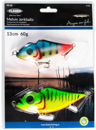 Fladen Jerkbaits 'Melvin' 10cm  & 'Shark' 15cm