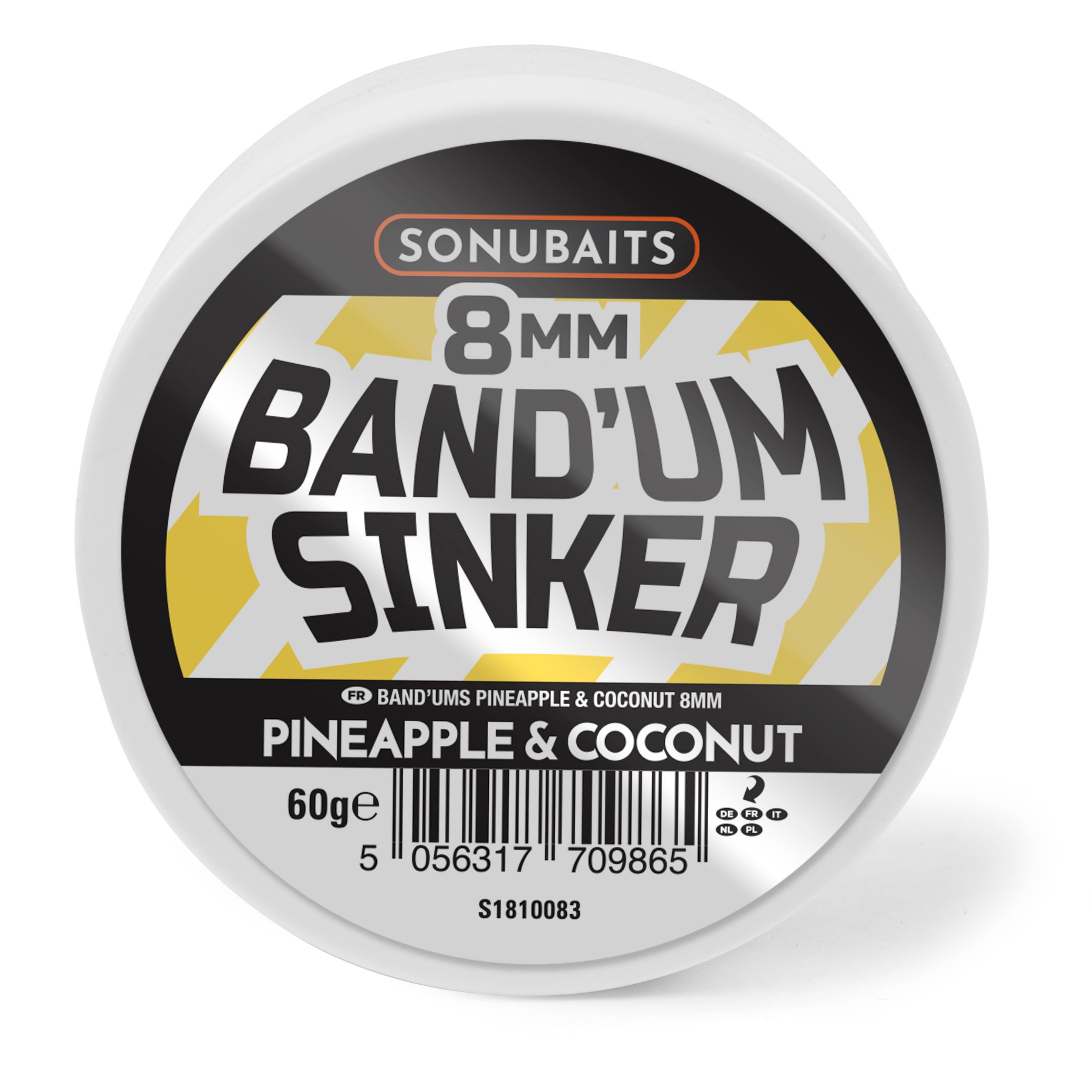 Bouillettes Sonubaits Band'um Sinker 8mm - Pineapple & Coconut