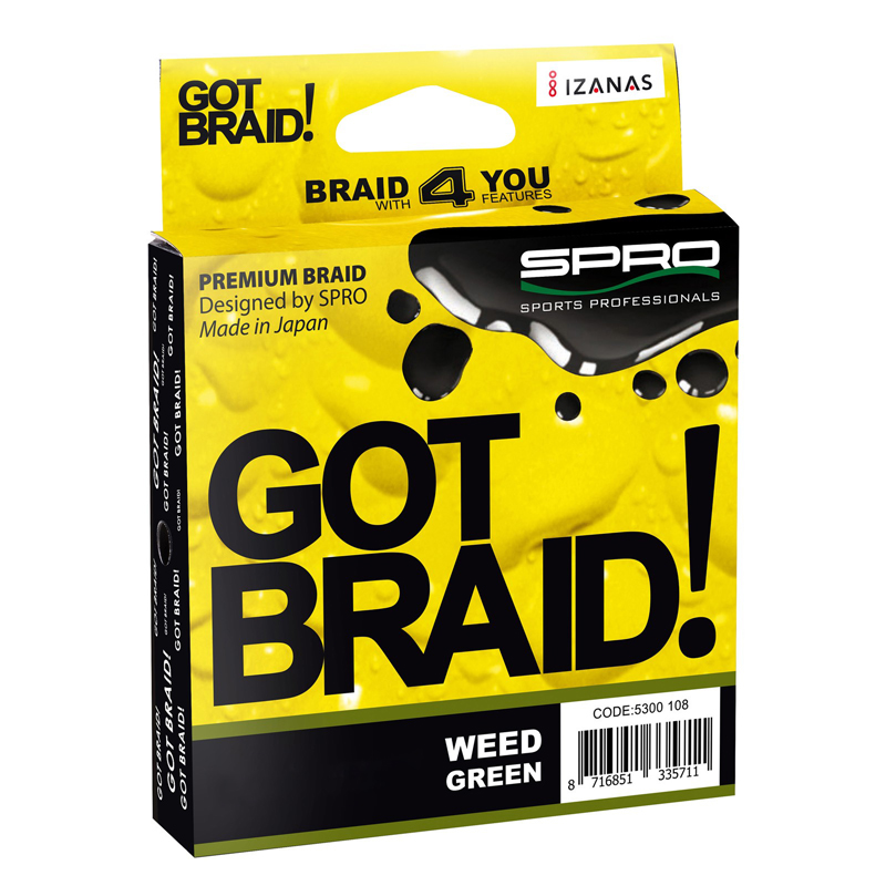 Tresse Spro Got Braid! 1500m - Weed Green
