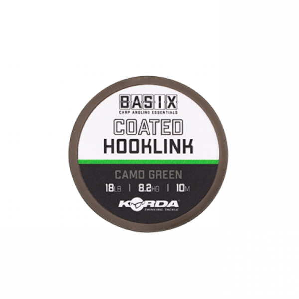 Korda Basix Coated Hooklink - Korda Basix Coated Hooklink 18lb/8,2kg 10m