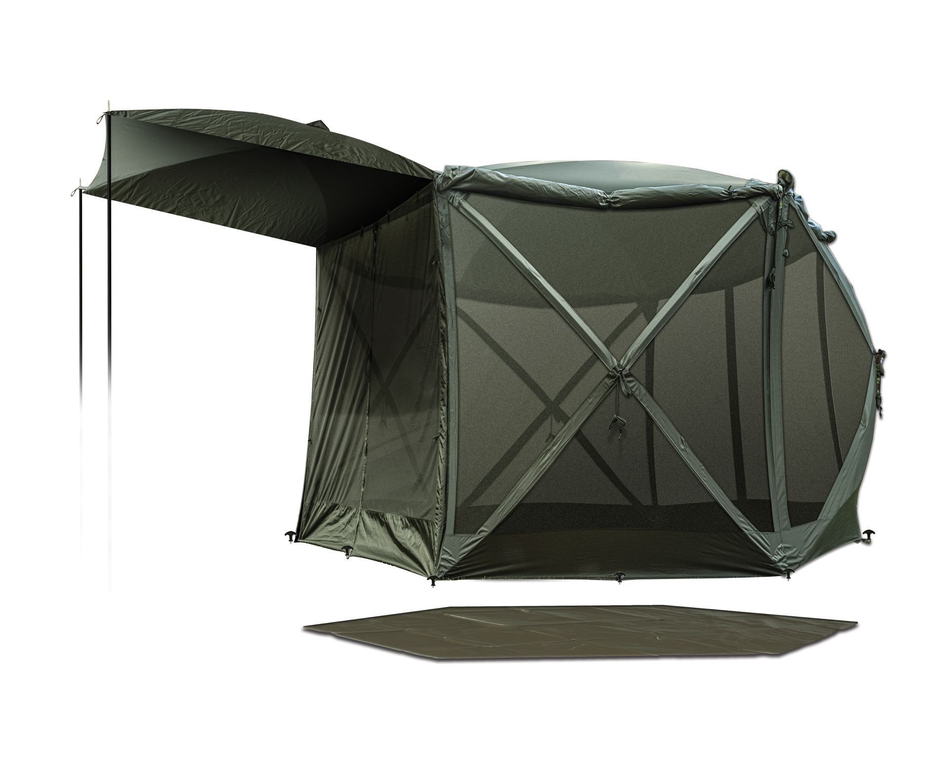 Tapis de sol pour le Solar Tackle SP 6-Hub Cube Shelter Heavy-Duty