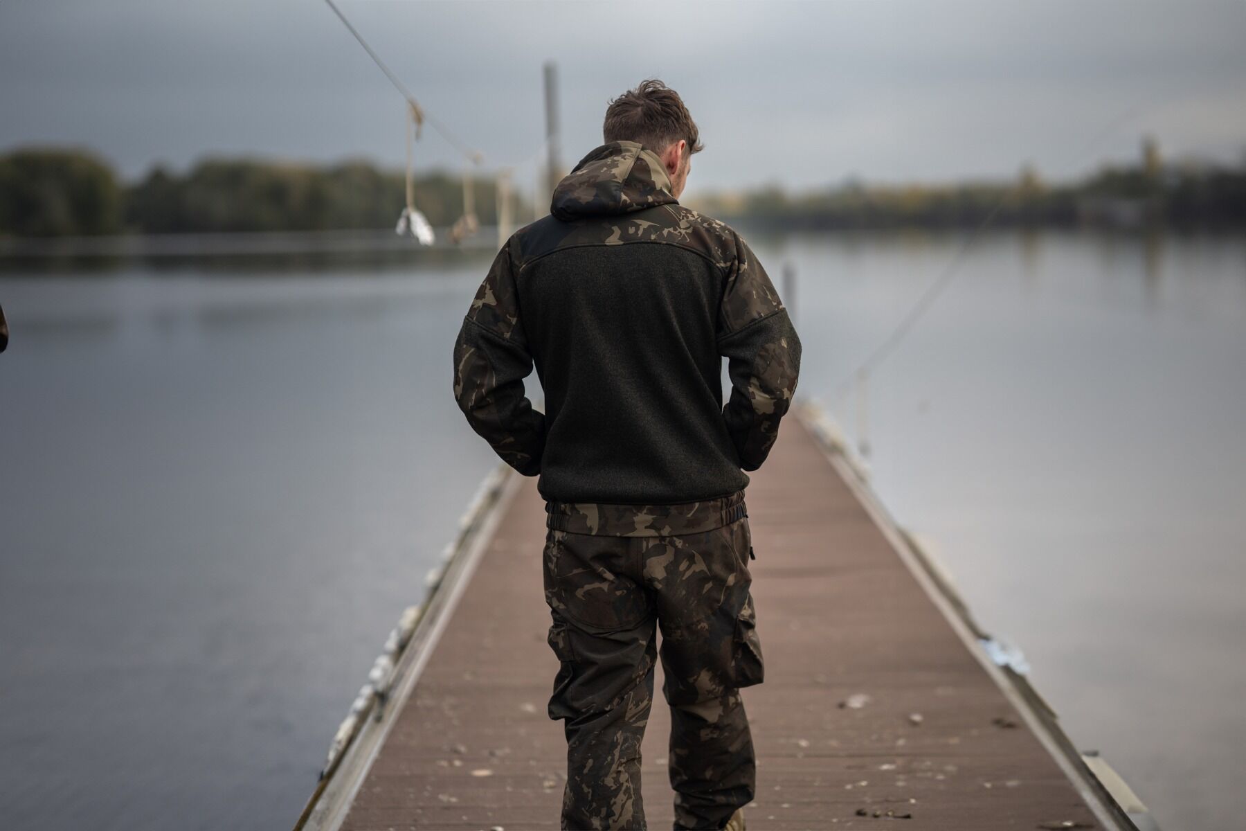 Sweat à capuche zippé en polaire Nordic ZT de Nash