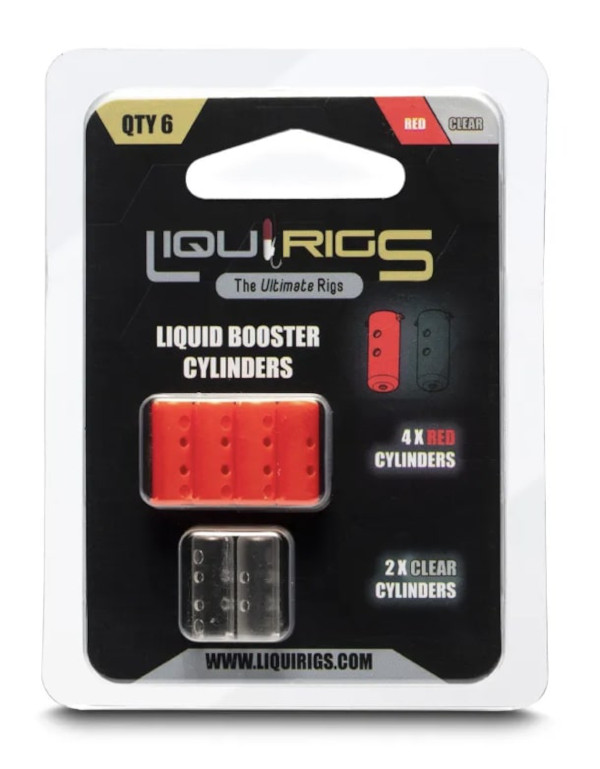 Liquirigs Liquid Booster Cylinders - Red & Clear (Rouge)