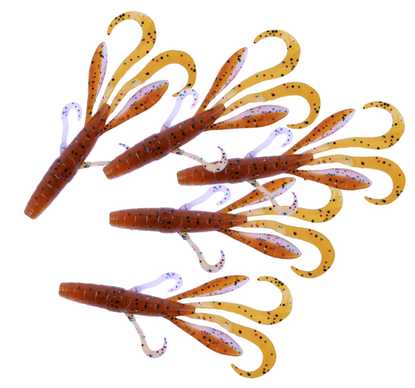 Big Perch Softbait Pack (51 pièces !) - Ultimate creature cray Bluestars 9.5cm 5pcs