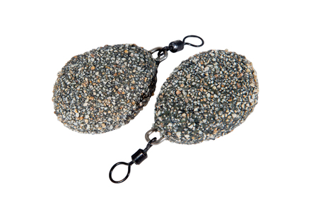 Plombs Carpe Ultimate Flat Pear Swivel Dark Gravel (2 pcs)