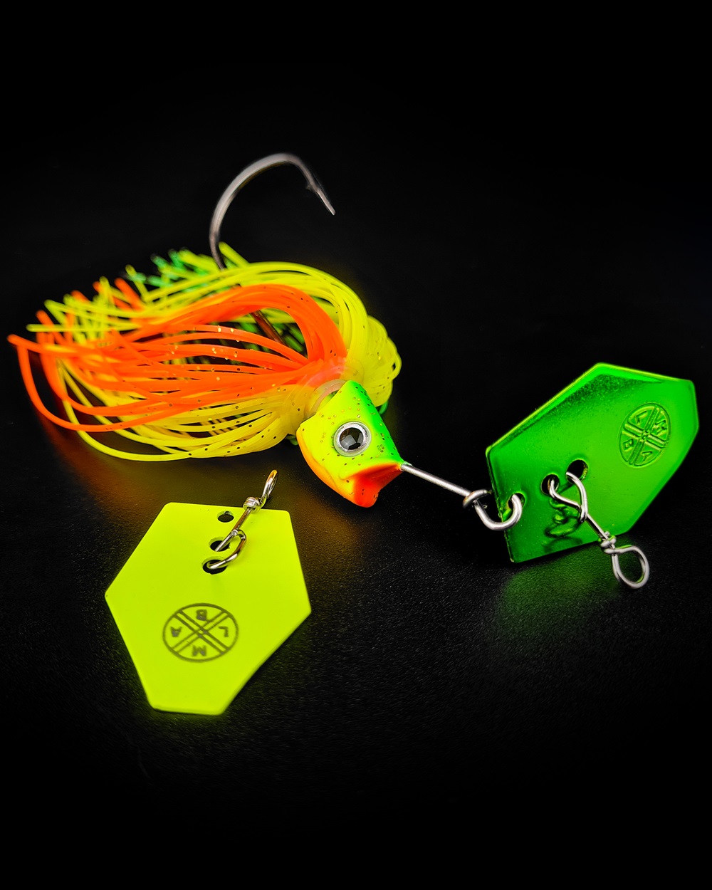 Leurre LMAB Multi Vibe 2.0 Bladed Jig (10g) #1/0 - Firetiger