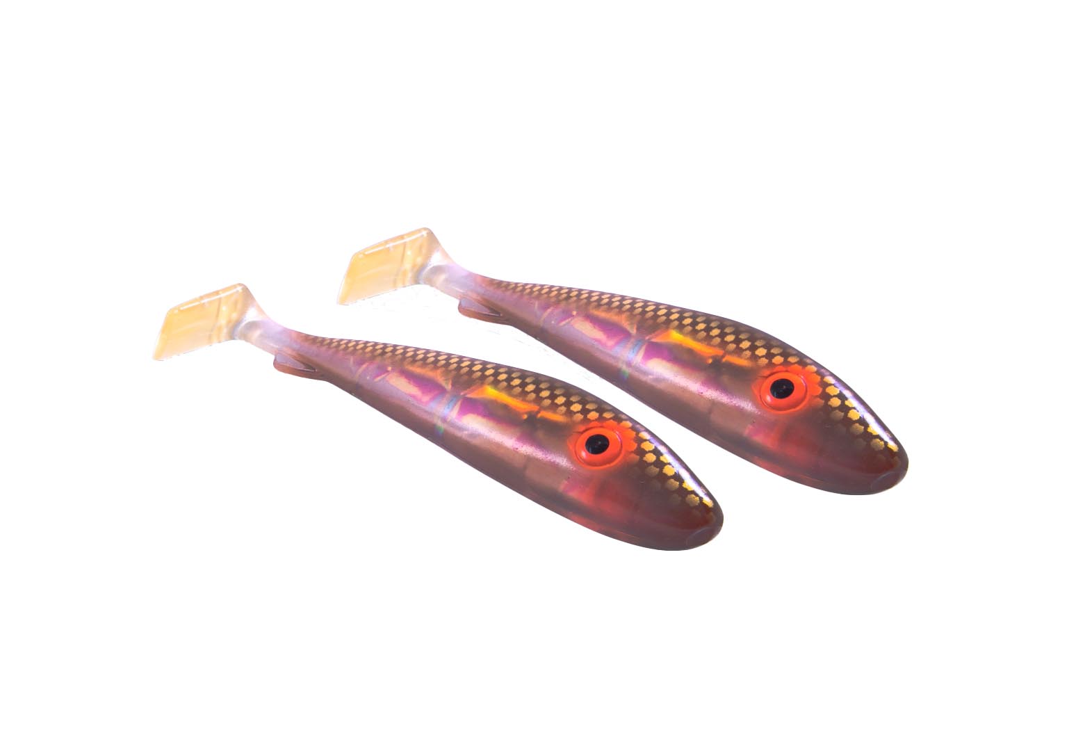 Svartzonker UV Series McRubber Jr Brown Back UV Shad 17cm (47g) (Lot de 2)