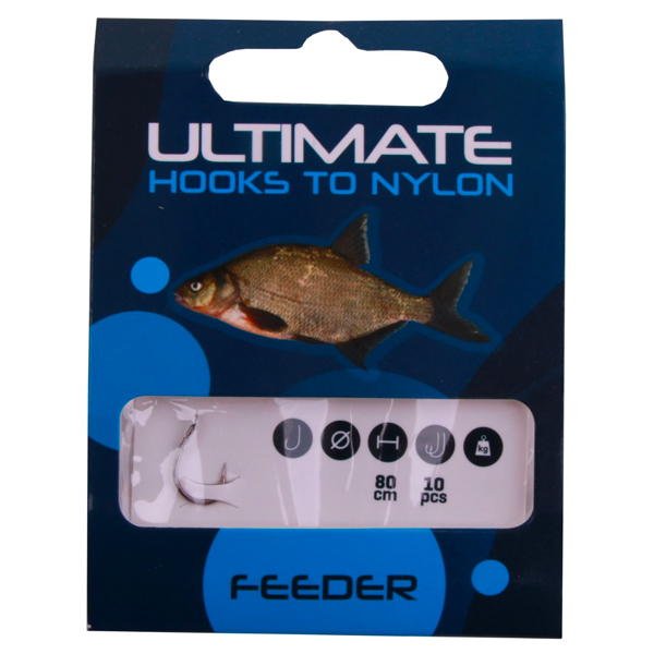 Ultimate Complete Feeder Set - Ultimate Hooks to Nylon feeder leader