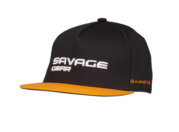 Savage Gear Flat Peak 3D Logo Cap Black Ink