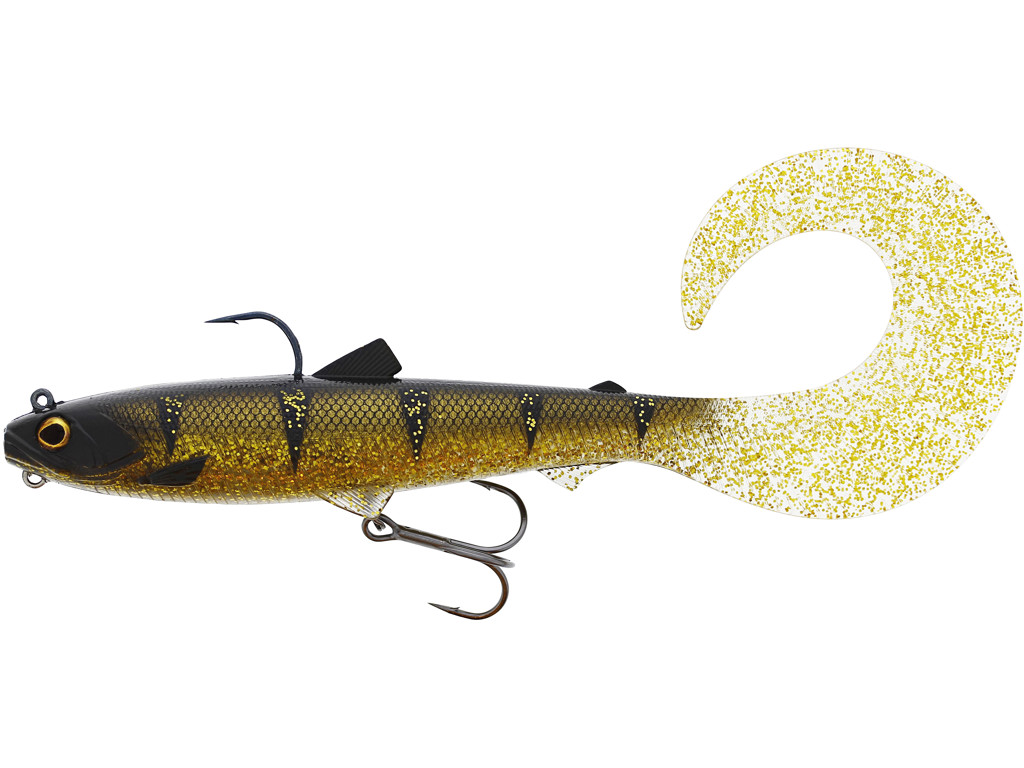 Leurre souple coulant Westin Bullteez Curltail R 'N R 21 cm (73g) - Sinking Cola Perch