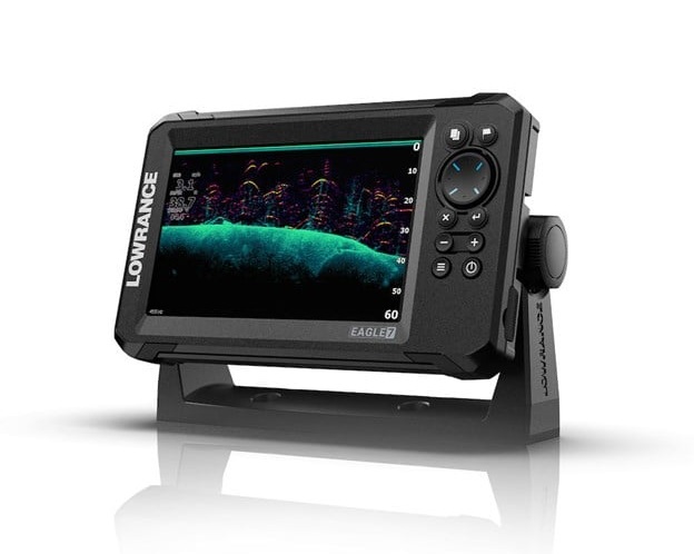 Echosondeur Lowrance Eagle 7 Splitshot Row Fishfinder (Avec GPS)