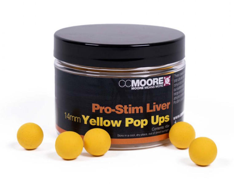 CC Moore Pro-Stim Pop-ups Foie (14mm) - Yellow