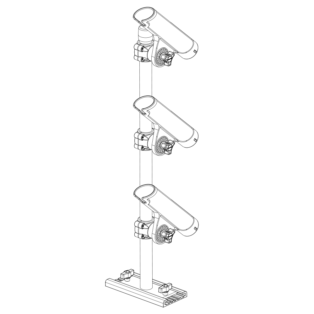 Porte-cannes Scotty Rod Holder Tree