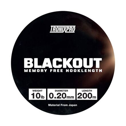 Matériel pour bas de ligne mer Tronixpro Blackout Clear 200m