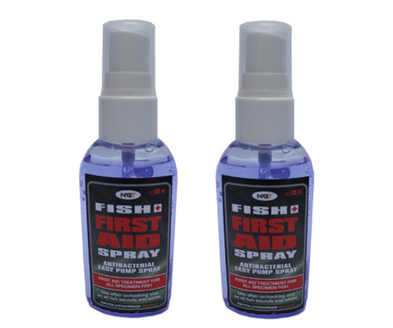 2 Flacons First Aid Fish Spray (souvent obligé sur les eaux payantes) pour les plaies de poissons