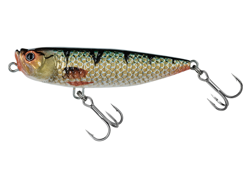 Leurre de Surface Molix WTD-65 Fat Rattlin' Série Tarpon, 6,5cm (6 g) - Perche Métallique