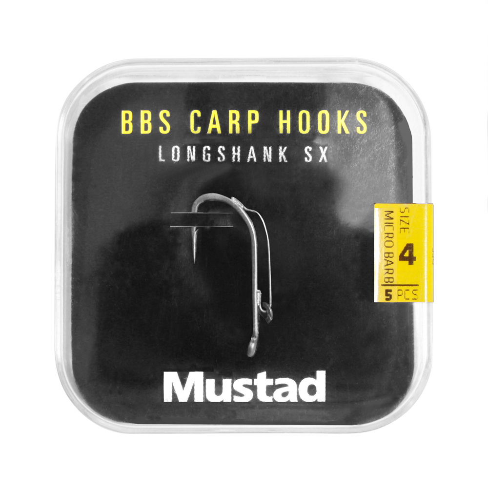 Hameçons carpe Mustad Long Shank 40 Carp Hooks Pack (6 packages + Multi Box)