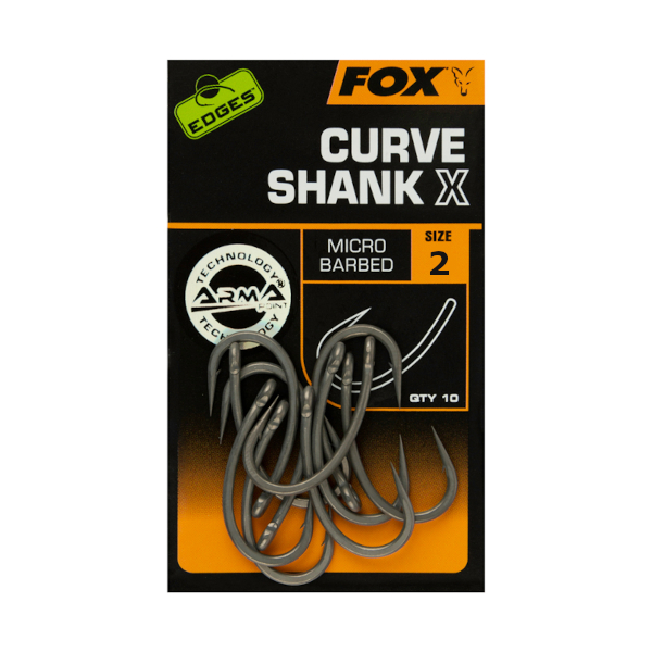 Hameçons Fox Edges Curve Shank X - Fox Edges Curve Shank X Hameçons Taille 2