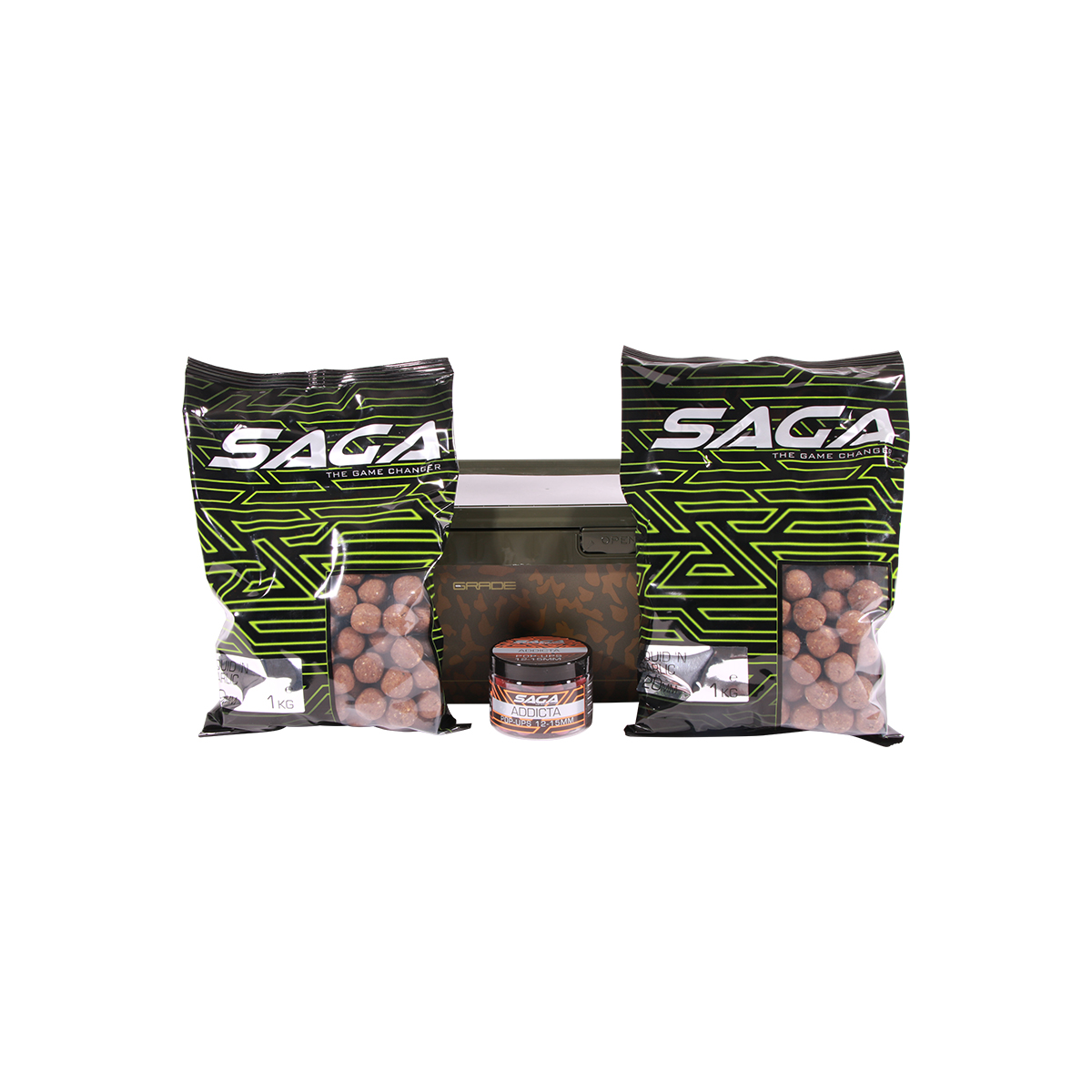 Saga Squid & Garlic Bucket Deal 20mm