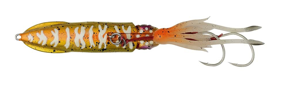 Leurre Savage Gear Swim Squid Inchiku Sea 9.7cm (150g) - Orange Gold Glow