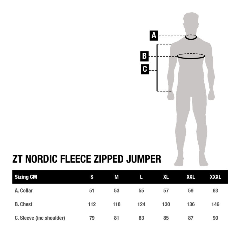 Sweat à capuche zippé en polaire Nordic ZT de Nash