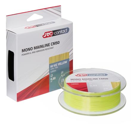 JRC Contact CM50 Nylon Hi-Viz Jaune 1200m