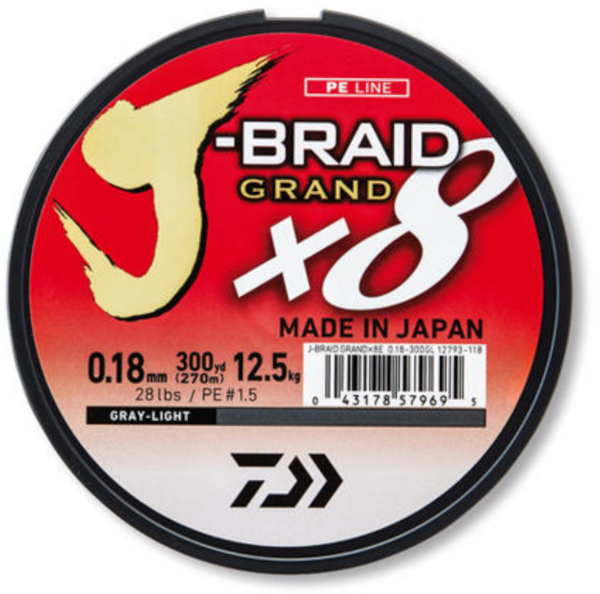 Tresse Daiwa J-Braid Gr X8E