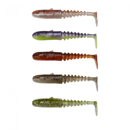 Savage Gear Gobster Shad Clear Water Mix Shad (5 pcs)