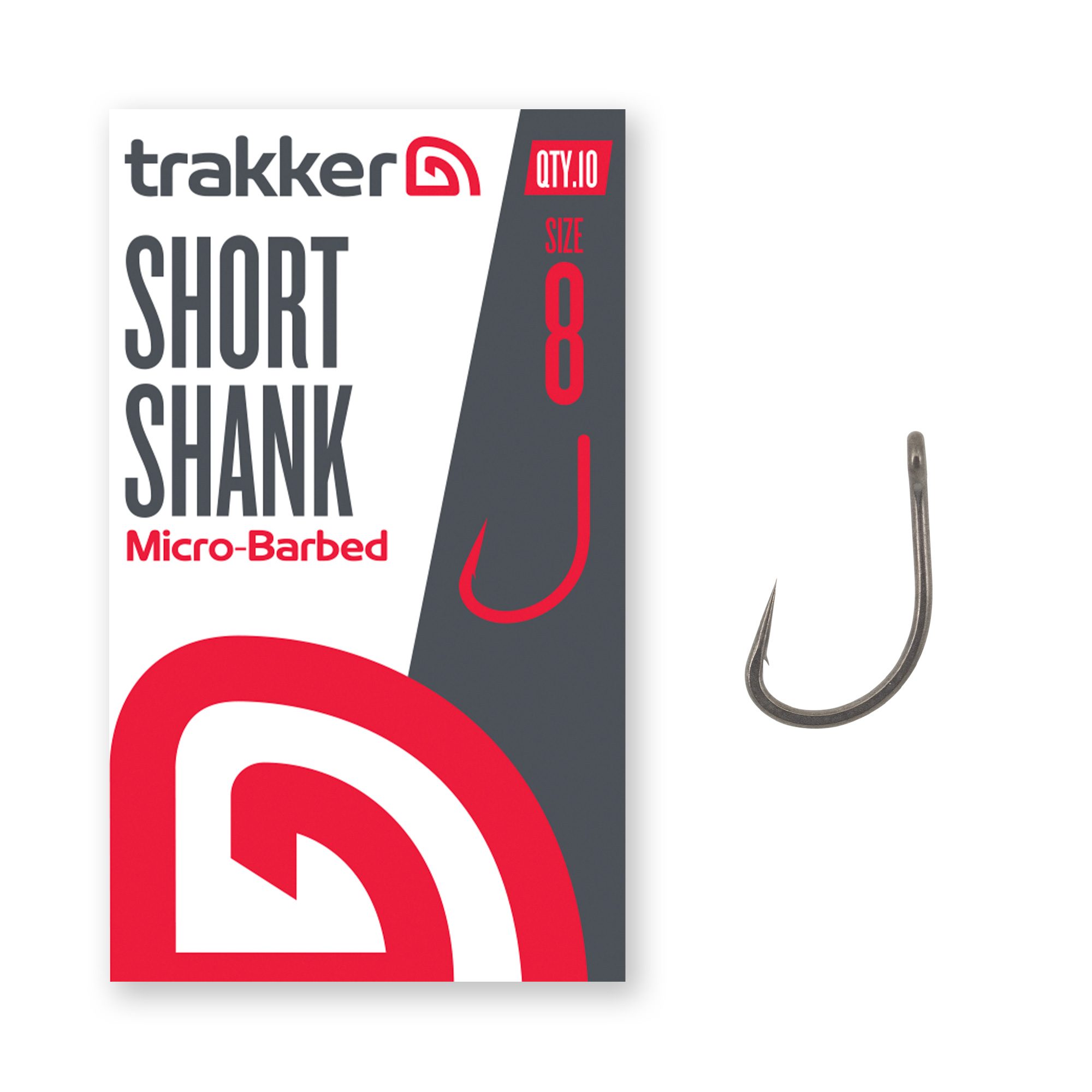 Hameçons Trakker Short Shank Hooks Micro Barbed (10 pcs)