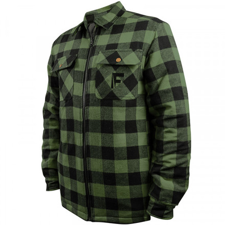 Chemise thermique Fladen Forest Shirt Thermal Verte/Noire