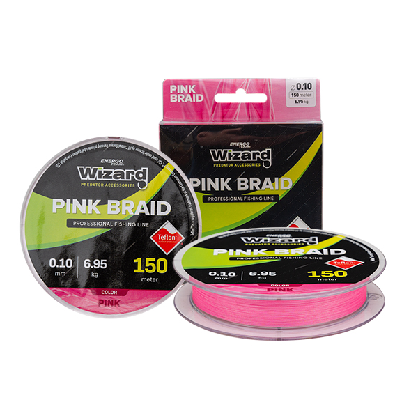 Tresse Energo Wizard Pink 150m - Tresse Energo Wizard Pink