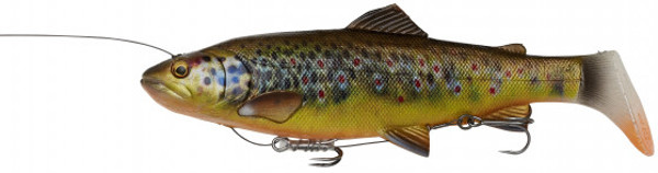 Savage Gear 4D Line Thru Rattle Trout 27,5cm, Limited Edition! - Brown Trout UV