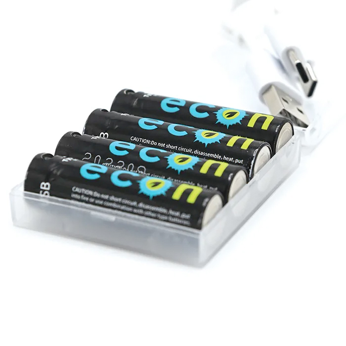 Piles rechargeables Wolf USB AA Econ 4 Pack