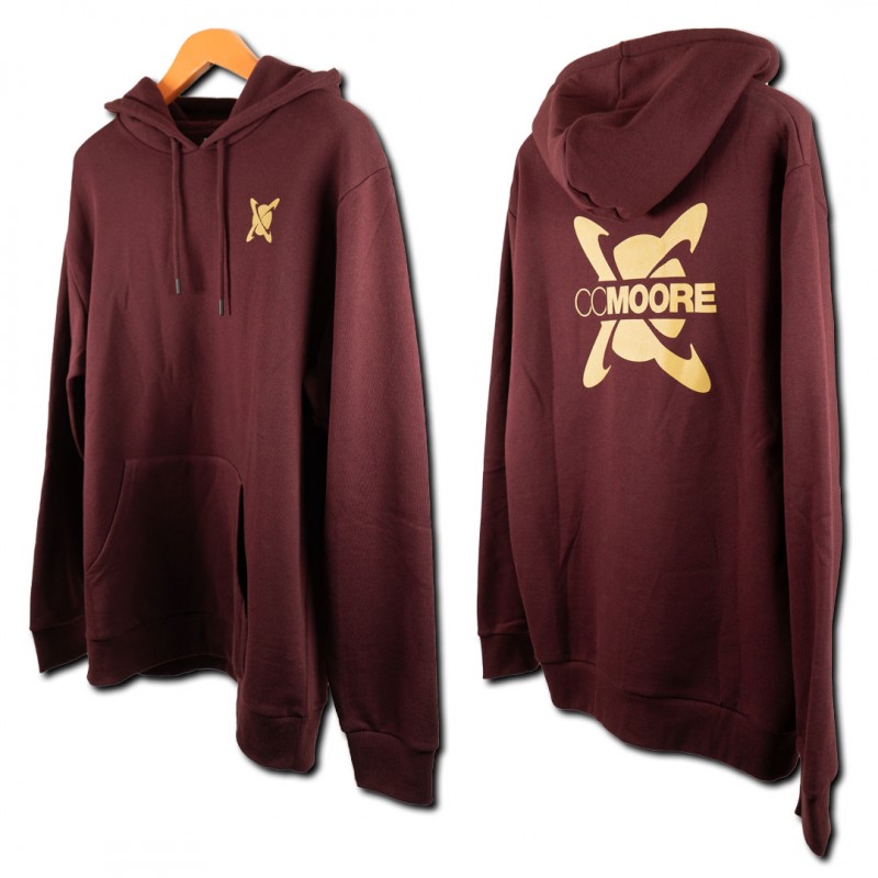 Sweat à capuche CC Moore Burgundy Hoodie