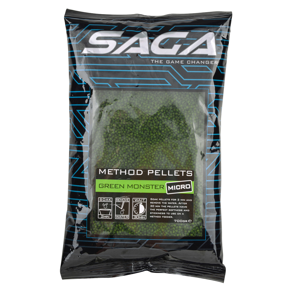Micro Pellets SAGA Method 2mm (700g) - Green Monster