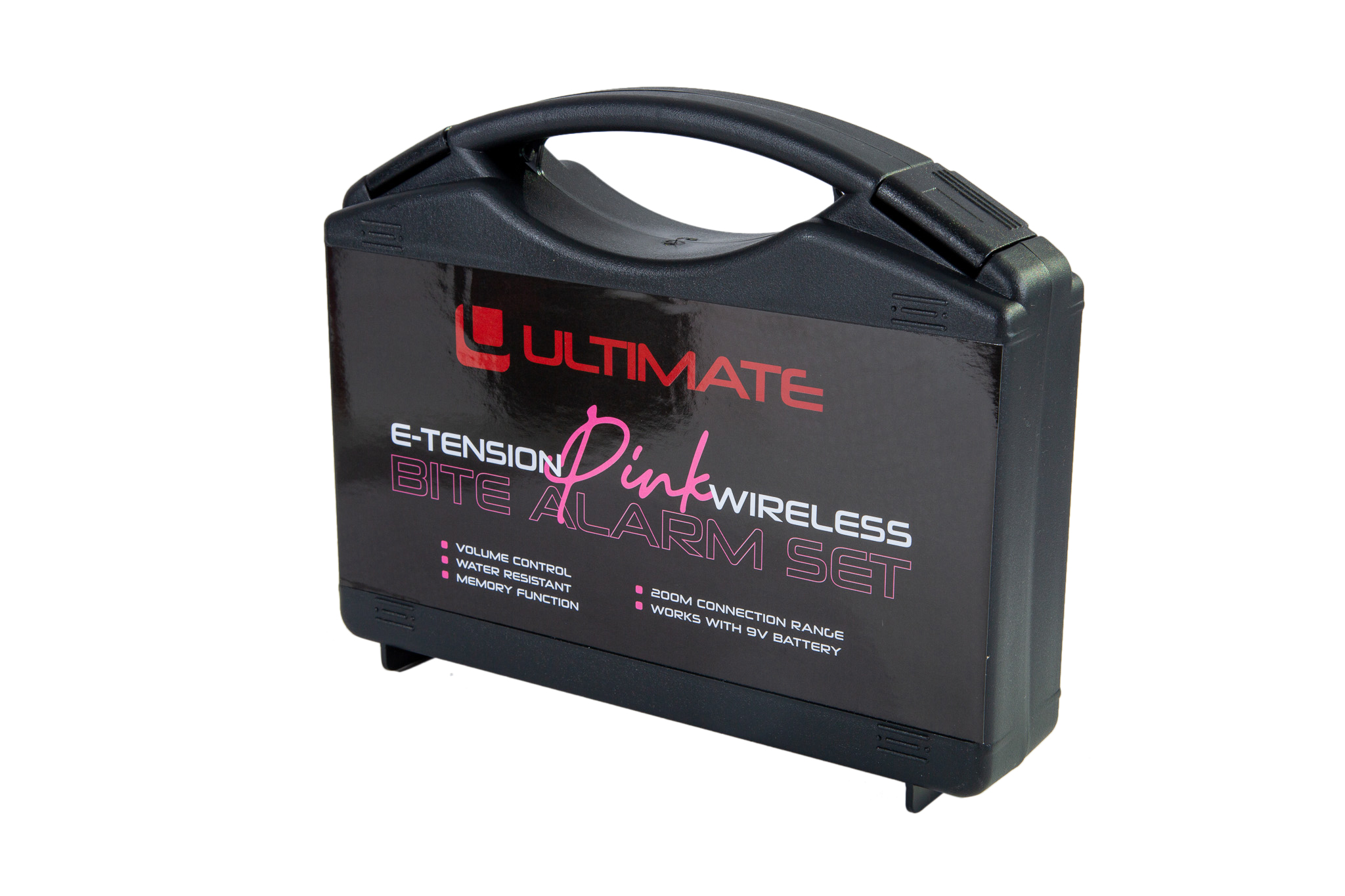 Détecteurs Ultimate E-Tension Pink Bite Alarm Set 3+1