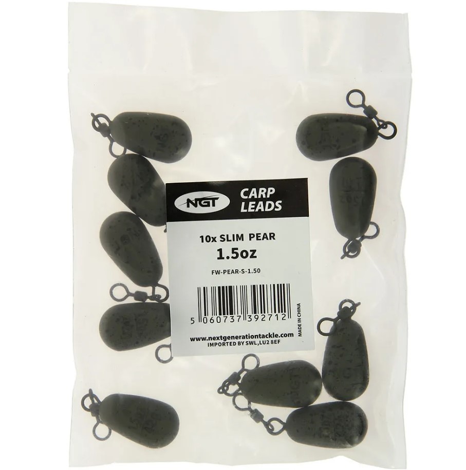 Plombs Carpe NGT Leads Slim Pear (10 pcs)