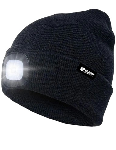 Bonnet Holdcarp LED Light Beanie Black