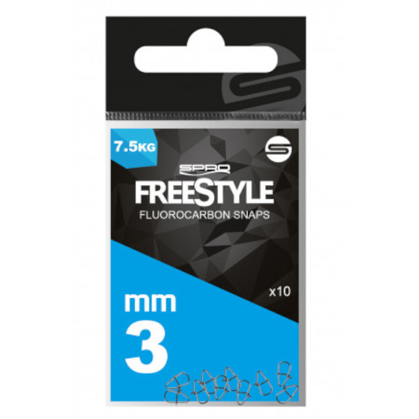 Spro Freestyle Reload Fluorocarbone Snaps, 10 st