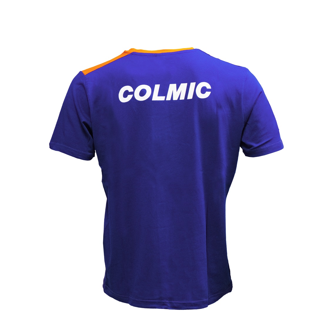 Colmic T-Shirt: Blue/Orange