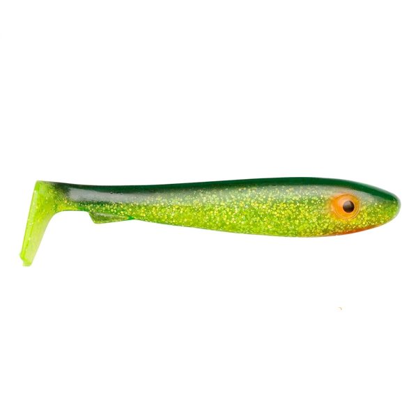 Svartzonker McRubber Bass 8 cm, 10 pièces - C19 Black 'n Chartreuse