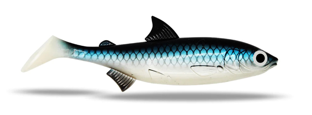FishingGhost Renky Shad 15cm (38g) (2 pcs) - White Fish